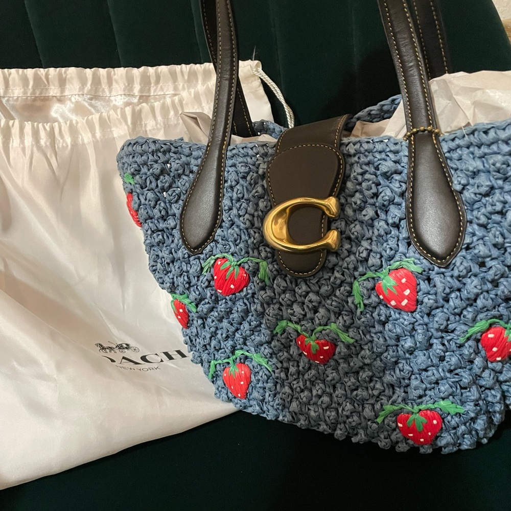 Coach Strawberry Straw Purse